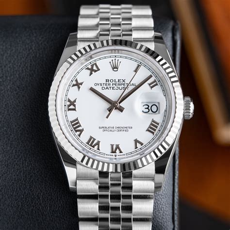 women's rolex datejust 36|rolex datejust 36mm white dial.